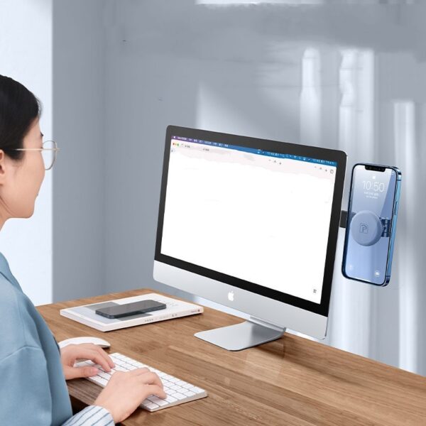 Retractable Storage Horizontal And Vertical Dual-screen Interactive With The Screen Magnetic Bracket - Imagen 3