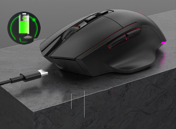Rechargeable Wireless RGB Gaming Mouse High-value Gaming Mouse - Imagen 2