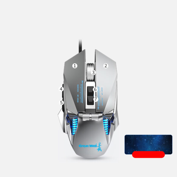 Dedicated Mouse For Mechanical Gaming Wired Games - Imagen 5