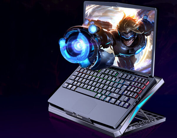 Laptop Radiator Foldable Desktop Cooling Base - Imagen 2