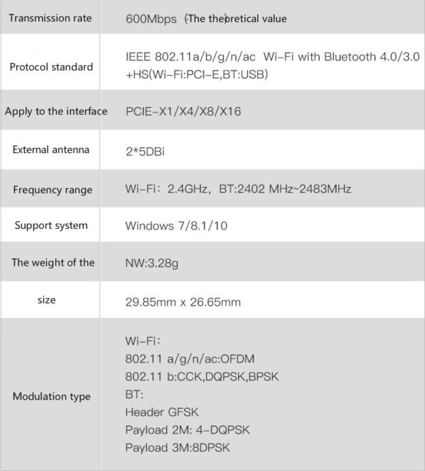 Dual-band PCI-E wireless network card - Imagen 4