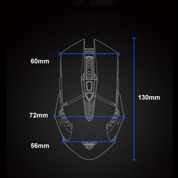 Silent Mouse Wireless Bluetooth E-sports Mouse - Imagen 4