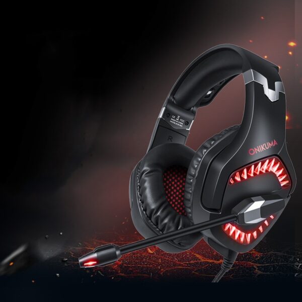 Gaming Headset PC Stereo Earphones Headphones Casque With Mic LED Light For New One Laptop Tablet Mobile - Imagen 4