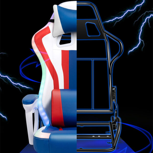 Household Comfortable Ergonomics Game Liftable Electric Racing Chair - Imagen 3