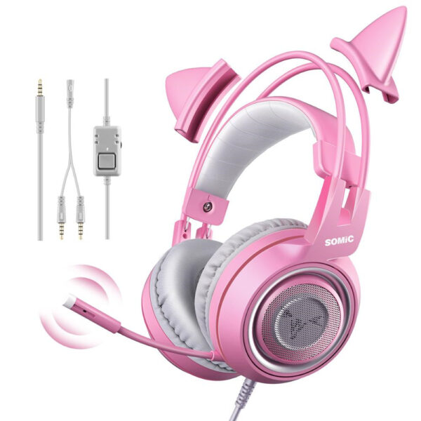 Auriculares/Headphones Gamer G951s Pink Girl
