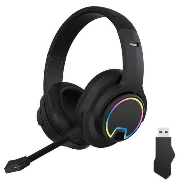 Gaming Gaming Noise Reduction Headset Headset Wireless Bluetooth Luminous - Imagen 9