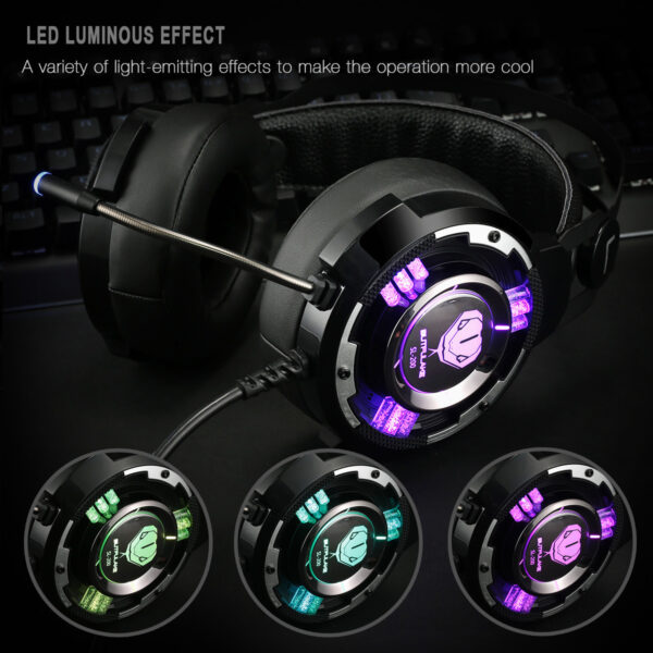 BUTFULAKE SL-200 gaming headset headset computer gaming headset USB7.1 desktop with bass - Imagen 3