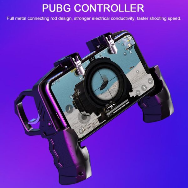 Phone Game Shooter Shutter Button PUGB Controller Gamepad Joystick - Imagen 2