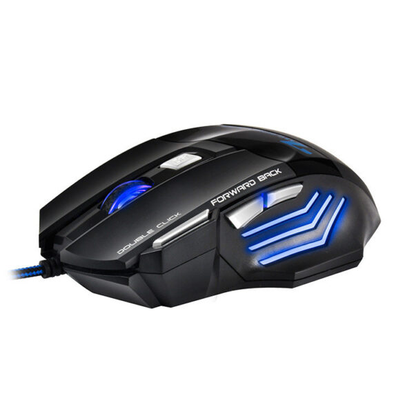 Pure Color Colorful Breathing Light Gaming Mouse - Imagen 4