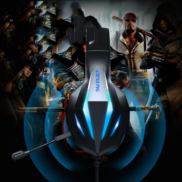 Headset Gaming Headset With Luminous Wired Gaming Headset - Imagen 3
