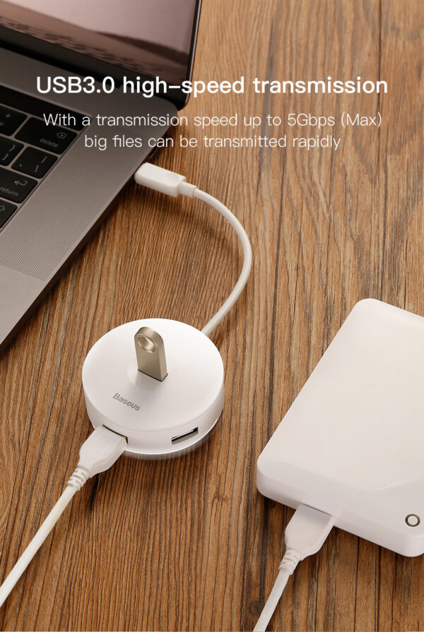hub notebook usb adapter hub round box - Imagen 4