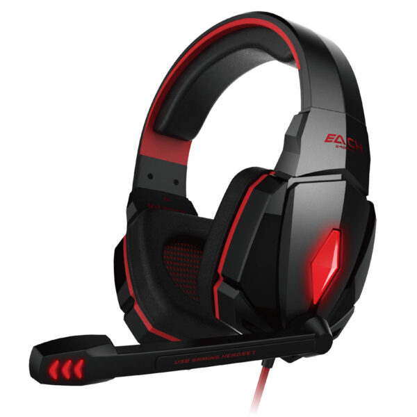 Head-mounted Gaming Computer Gaming Headset Anti-noise Band Microphone - Imagen 3