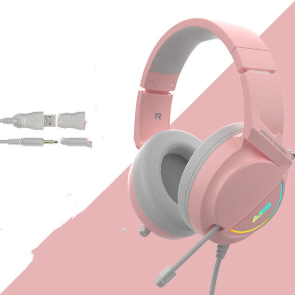 Head-mounted  Headset Heavy Bass Listening Position Discrimination Gaming Full Cover - Imagen 6