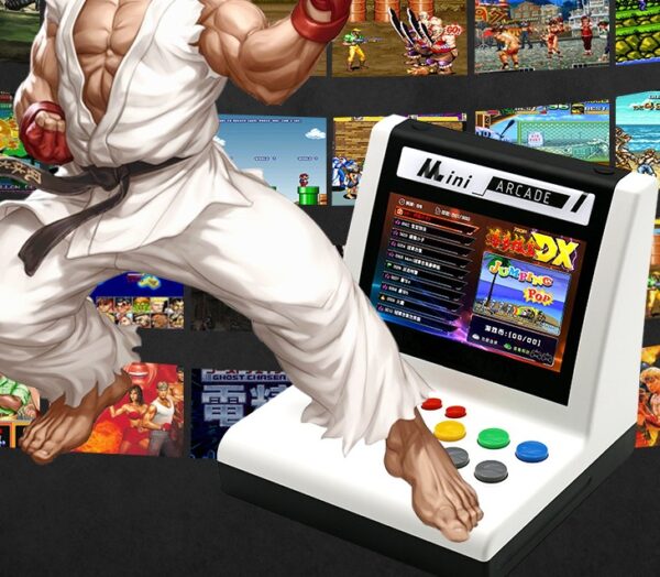 Mini Consola de Videojuegos Retro | Control Arcade | 7 Pulgadas - Imagen 5
