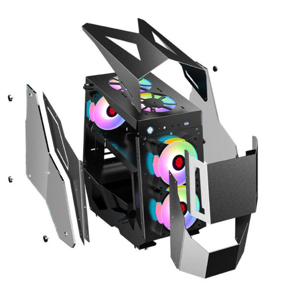 Full Side Tempered Glass Computer Case - Imagen 4