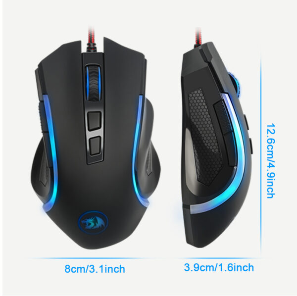 Mouse/Ratón Alambrico | Red Dragon M607 - Imagen 6