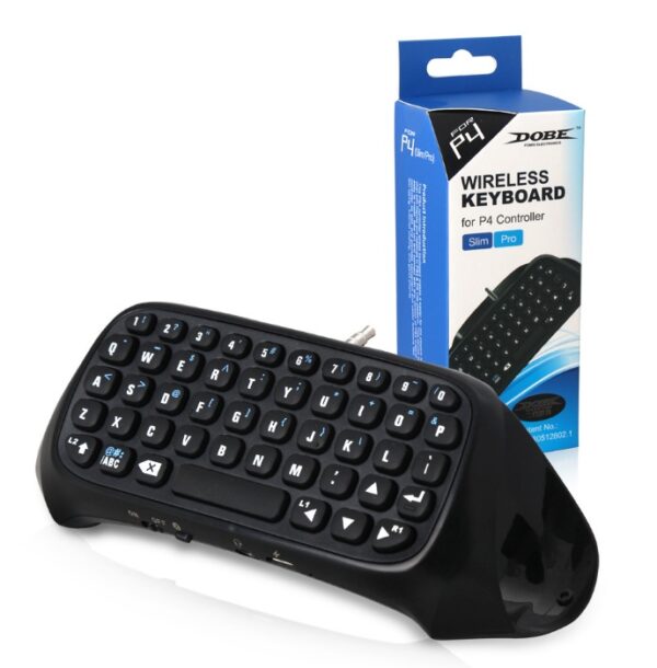 Bluetooth gamepad keyboard voice chat input PS4 game accessories - Imagen 5