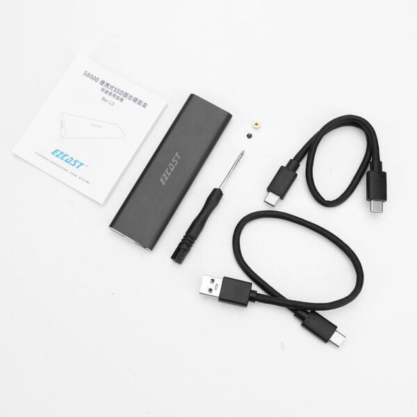 M.2 NVME Mobile Hard Disk Box Speed PCIe To USB3.1 GEN2 Solid State SSD - Imagen 4