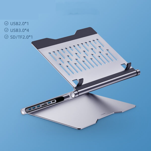 Soporte para computadora portátil | Estación de acoplamiento 8 en 1 - Imagen 8