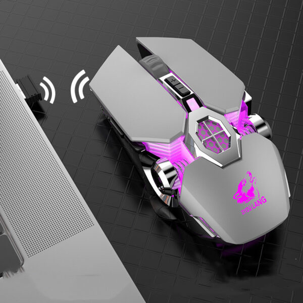 Wireless Charging Gaming Mouse Silent Water-cooled Luminous - Imagen 7