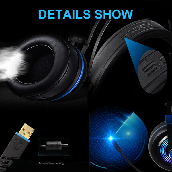 Auriculares/Headphone alámbricos SADES 001 - Imagen 2