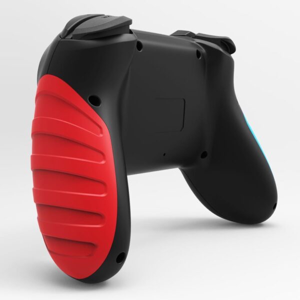 Red and blue wireless Bluetooth gamepad - Imagen 2