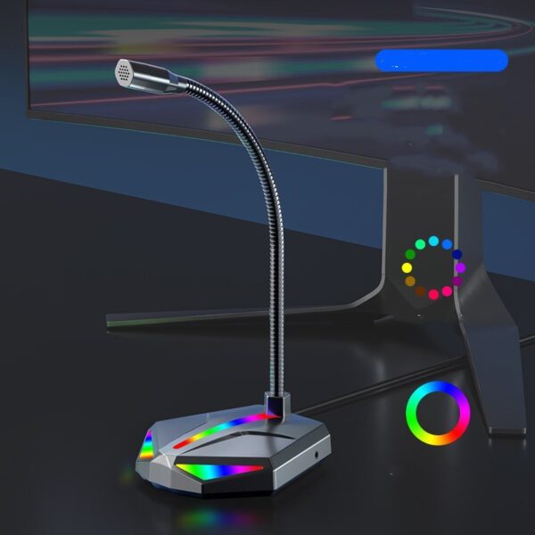 Computer Microphone Microphone Game Voice Laptop USB - Imagen 5