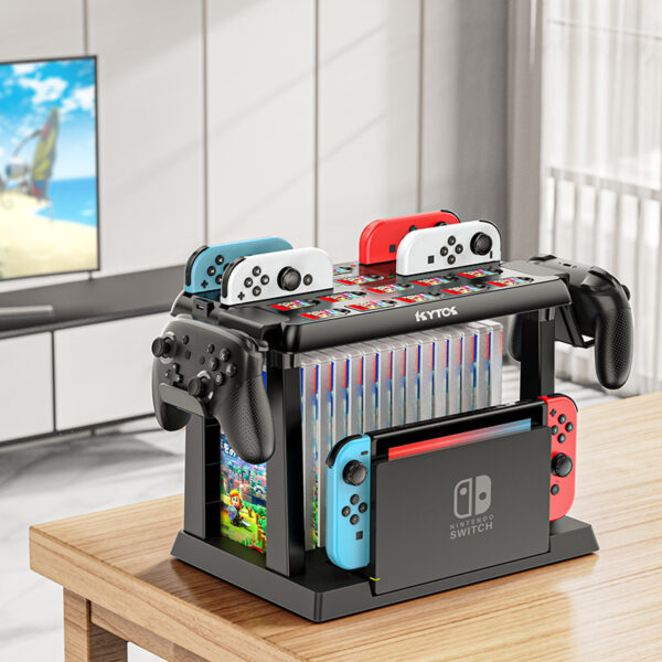 Gamepad Card Slot Multi-function Charging Storage Bracket - Imagen 2