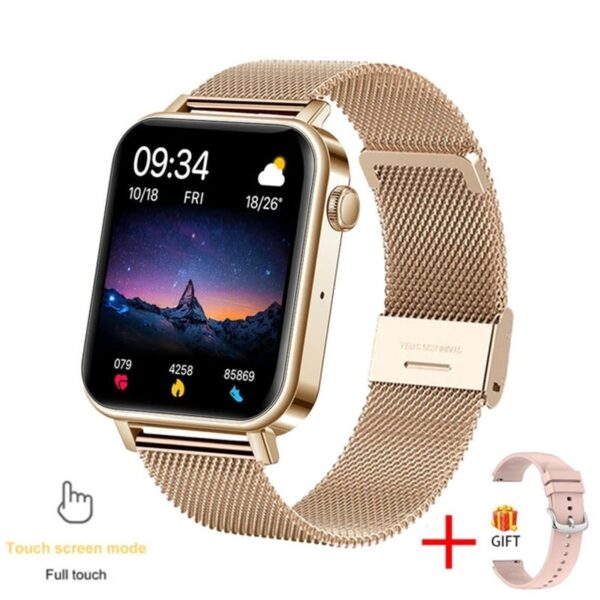 Bluetooth Call Music Heart Rate Blood Pressure Oxygen Monitoring Watch - Imagen 2