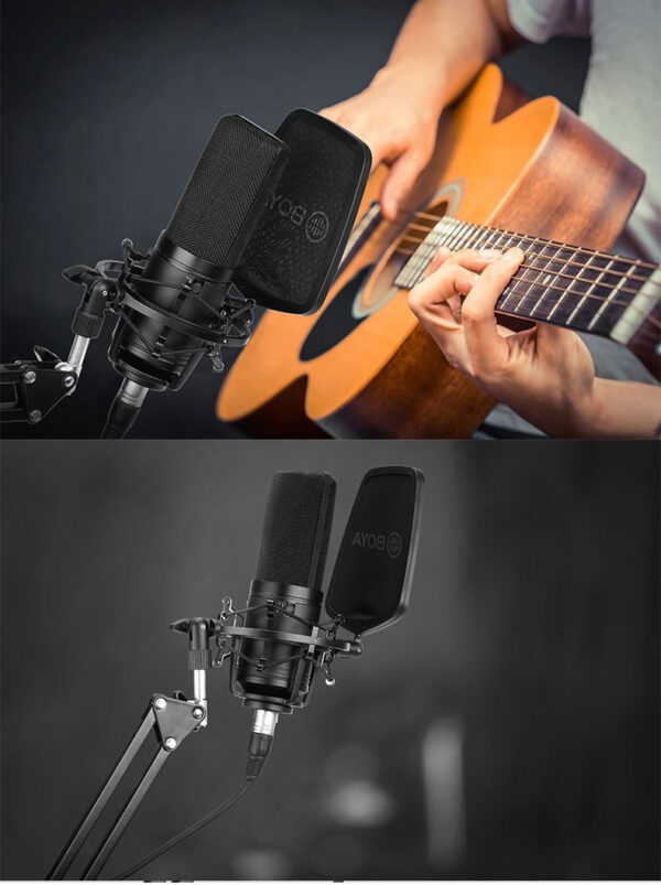 Condenser microphone large diaphragm K song computer - Imagen 5