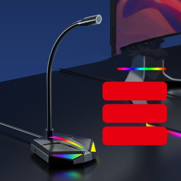 Computer Microphone Microphone Game Voice Laptop USB - Imagen 2