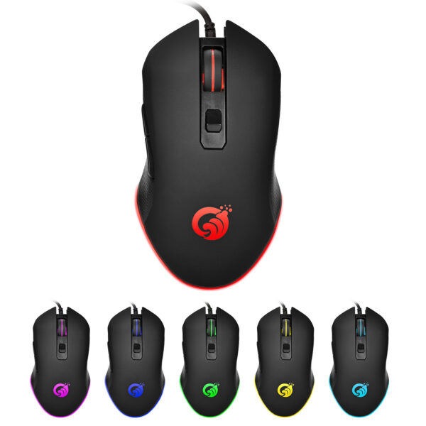 Wired gaming mouse glows - Imagen 2