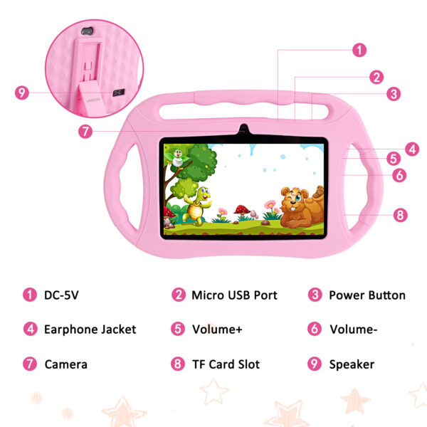 7 Inch Children's Tablet Pc Smart Tutoring Machine - Imagen 3