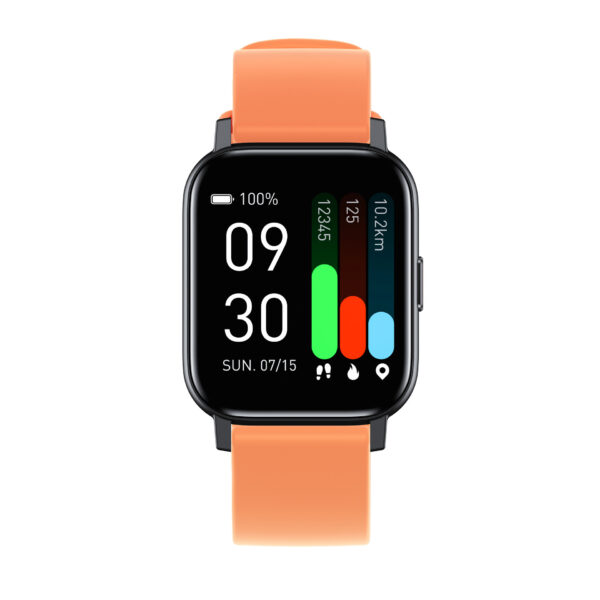 Body Temperature Push Heart Rate Alarm Pedometer Waterproof Smart Watch - Imagen 3