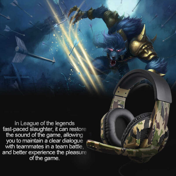 Camouflage gaming headset - Imagen 6