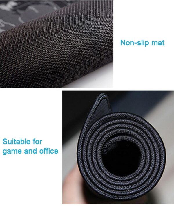Custom cute cartoon silk cloth natural rubber mat - Imagen 2