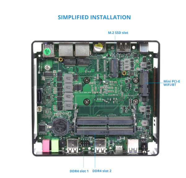 Mini PC 10510U Mini PC 16G Ram DDR4 Ram - Imagen 5