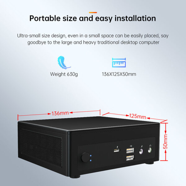 Mini pc i7 1165G7 - Imagen 4