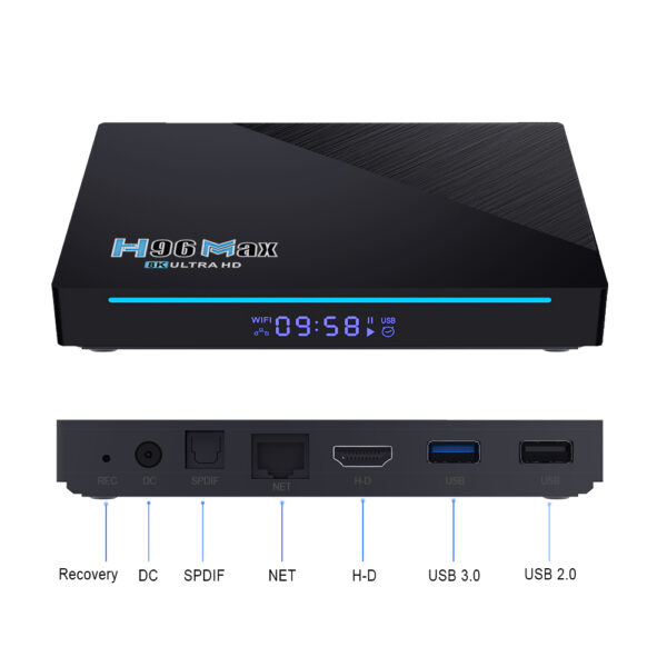 Tv Box H96 MAX RK3566 - Imagen 5