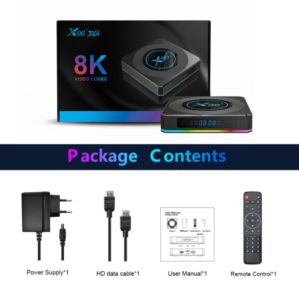 Tv box X96X4 Amlogic S905X4 Android 11 - Imagen 5