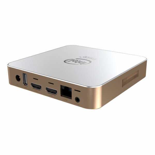 Soyeer Metal Case Mini PC Intel Apollo Lake N3350 J3455 CPU Up to 2.40GHz AK7 2HDMI Dual Band WIFI and Screen Display Office PC - Imagen 4