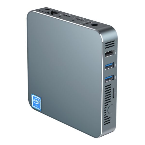 Soyeer Metal Case Mini PC Intel Apollo Lake N3350 J3455 CPU Up to 2.40GHz AK7 2HDMI Dual Band WIFI and Screen Display Office PC - Imagen 5