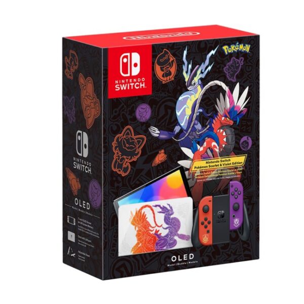 Nintendo Switch OLED Modelo Pokemon Scarlet and Violet - Imagen 4
