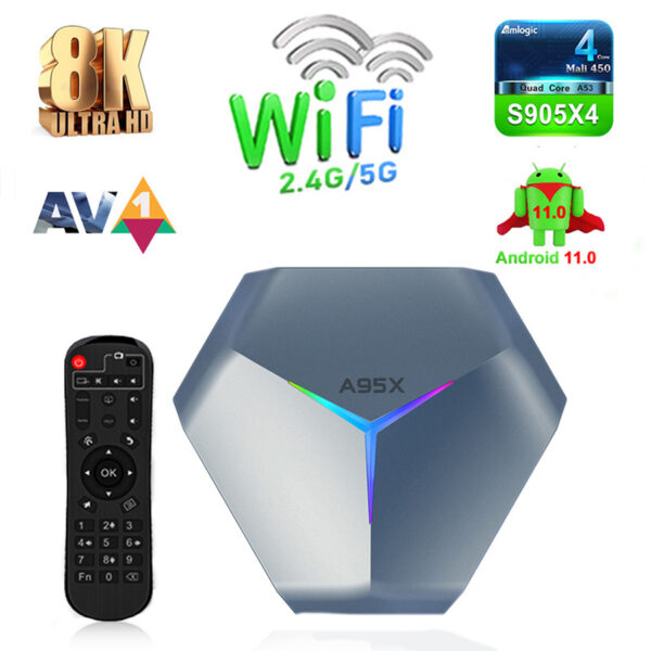 TV Box A95X F4 Android 11 - Imagen 2