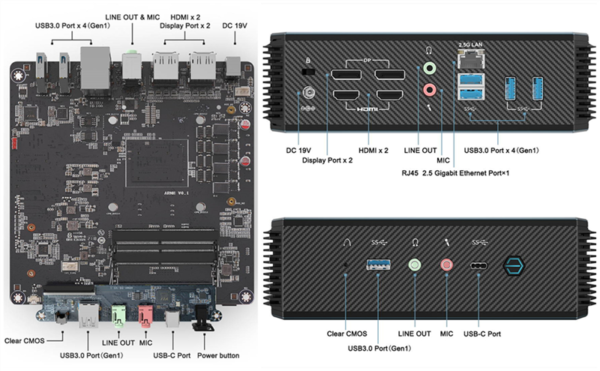 Mini PC AMD R9 5900HX Octa core - Imagen 2