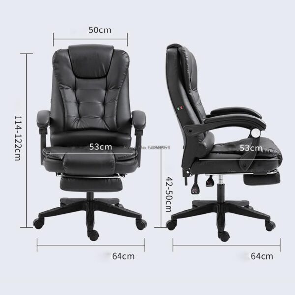Lifting Modern Simple Leather Seat Chair - Imagen 10