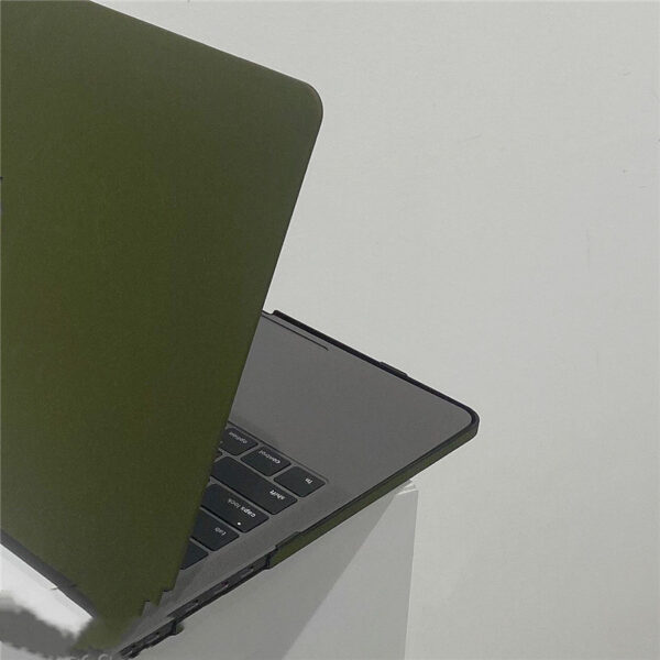 MacBook Notebook Protective Shell Quicksand Army Green - Imagen 2