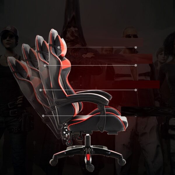 Computer Chair Internet Coffee Competition Seat Of Racing Car Home Gaming Live Anchor - Imagen 5