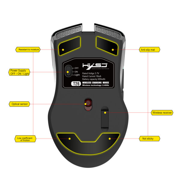 TYPE-C Interface Seven-button Gaming RGB Luminous Mouse - Imagen 5