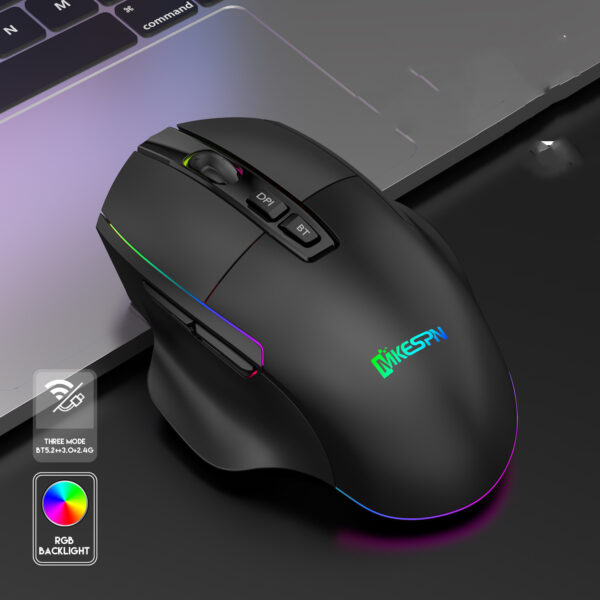 Rechargeable Wireless RGB Gaming Mouse High-value Gaming Mouse - Imagen 4